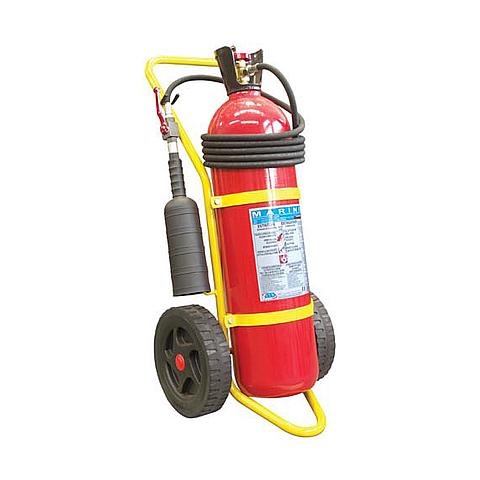 SG00272 ABS CO2 Wheeled Extinguisher 20 kgs B Wheeled extinguishers are designed for professional use under severe circumstances, resulting in a high level of quality and ease of use.